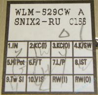  SONY WLM-529CW SNIX2-RU VGN-S4HRP/VGN-S5XP 147916662
